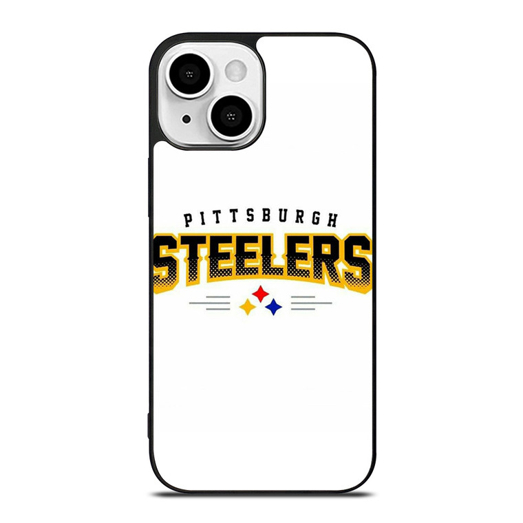 PITTSBURGH STEELERS WHITE WALL iPhone 13 Mini Case Cover