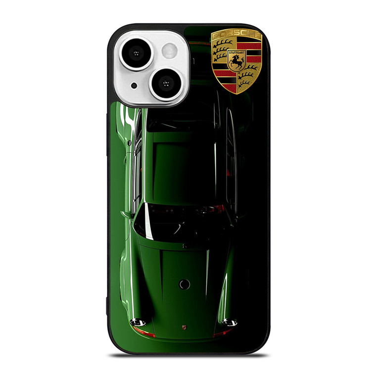 PORSCHE CAR GREEN iPhone 13 Mini Case Cover