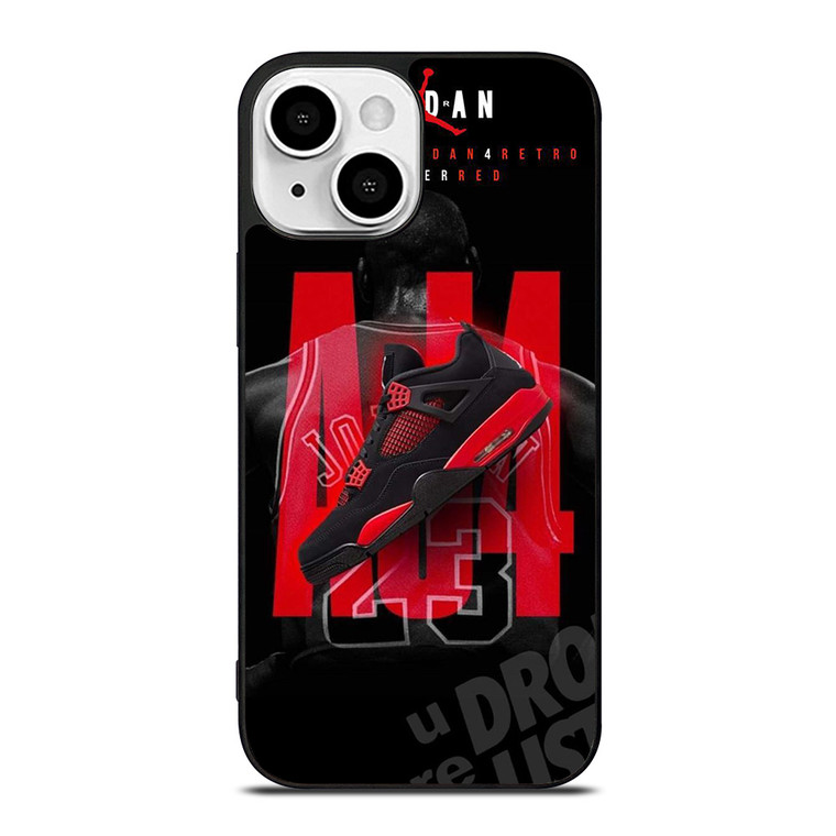 SHOES THUNDER RED JORDAN iPhone 13 Mini Case Cover