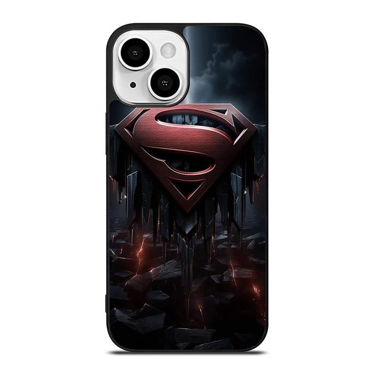 SUPERMAN DARK LOGO ICON iPhone 13 Mini Case Cover