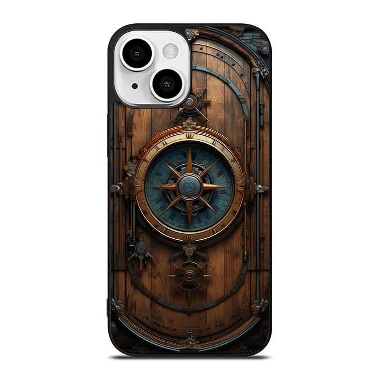 VINTAGE MAP COMPASS iPhone 13 Mini Case Cover