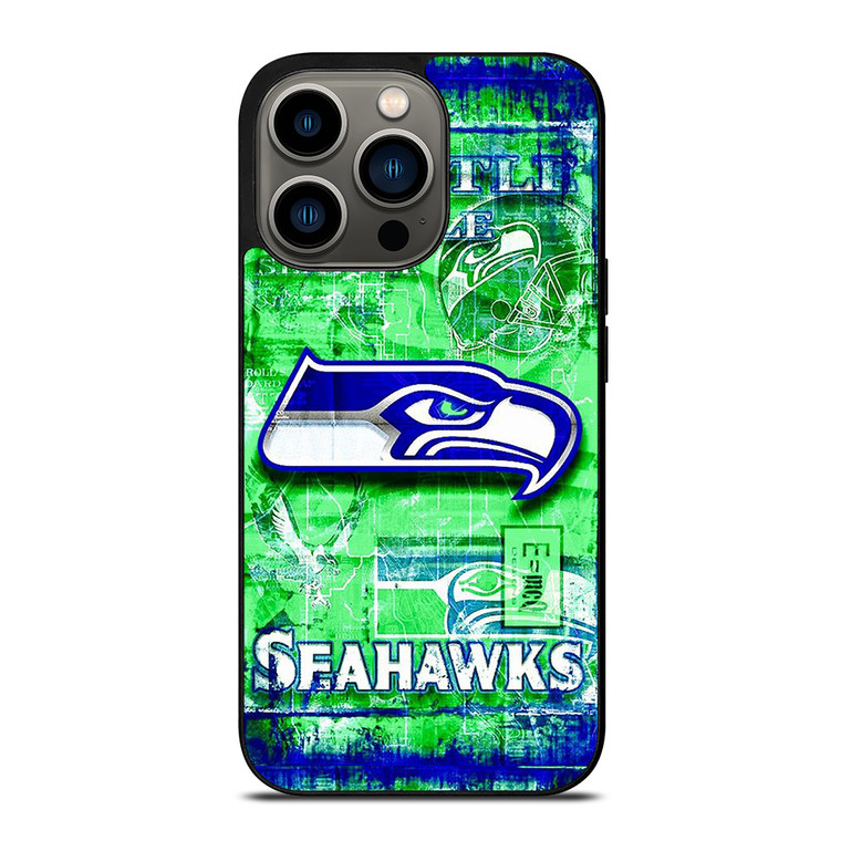 SEATTLE SEAHAWKS SKIN iPhone 13 Pro Case Cover