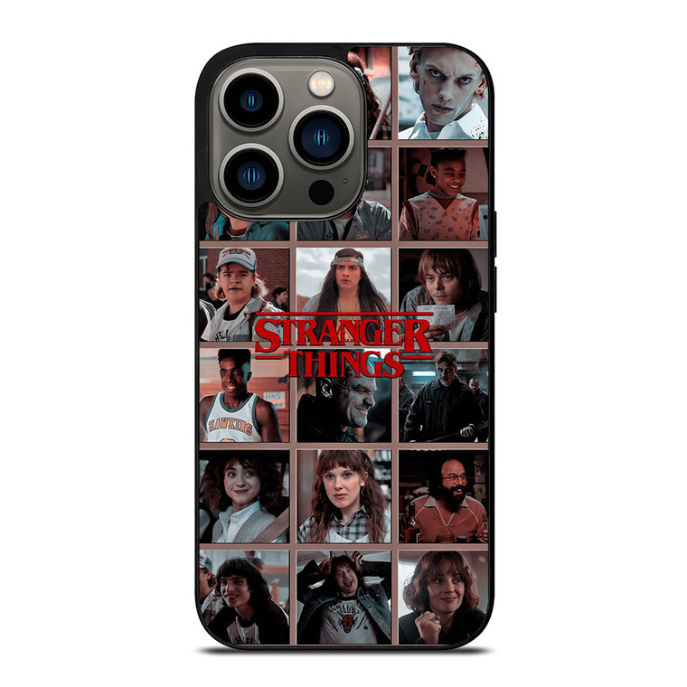 STRANGER THINGS ALL CHARACTER iPhone 13 Pro Case Cover