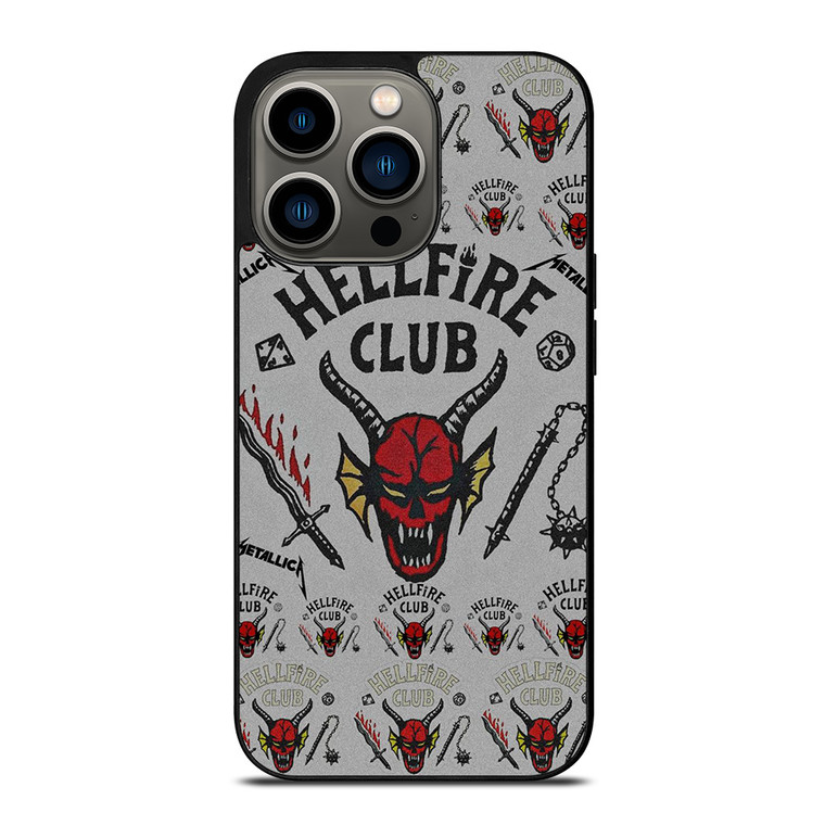 STRANGER THINGS HELLFIRE MASK iPhone 13 Pro Case Cover