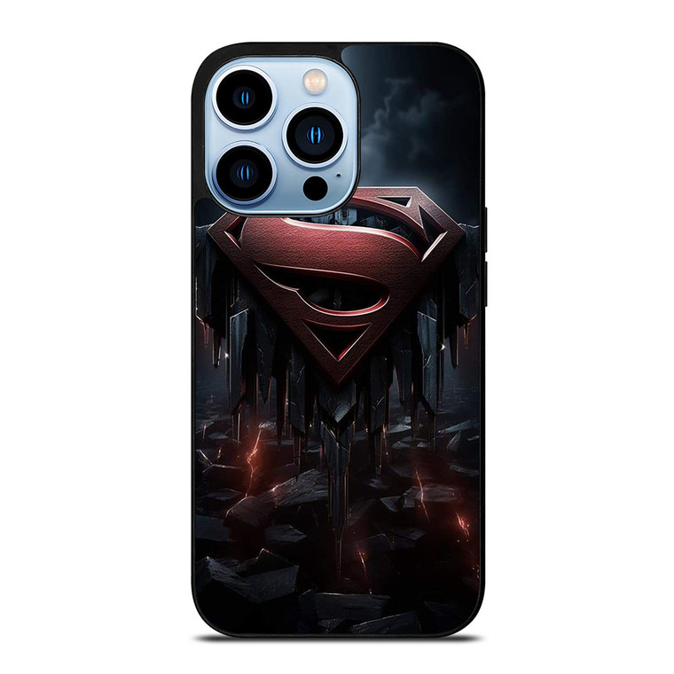 SUPERMAN DARK LOGO ICON iPhone 13 Pro Max Case Cover