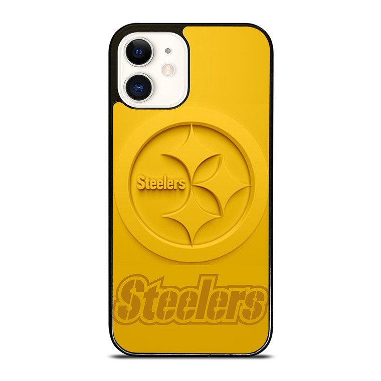 PITTSBURGH STEELERS YELLOW CRAFT iPhone 12 Case Cover