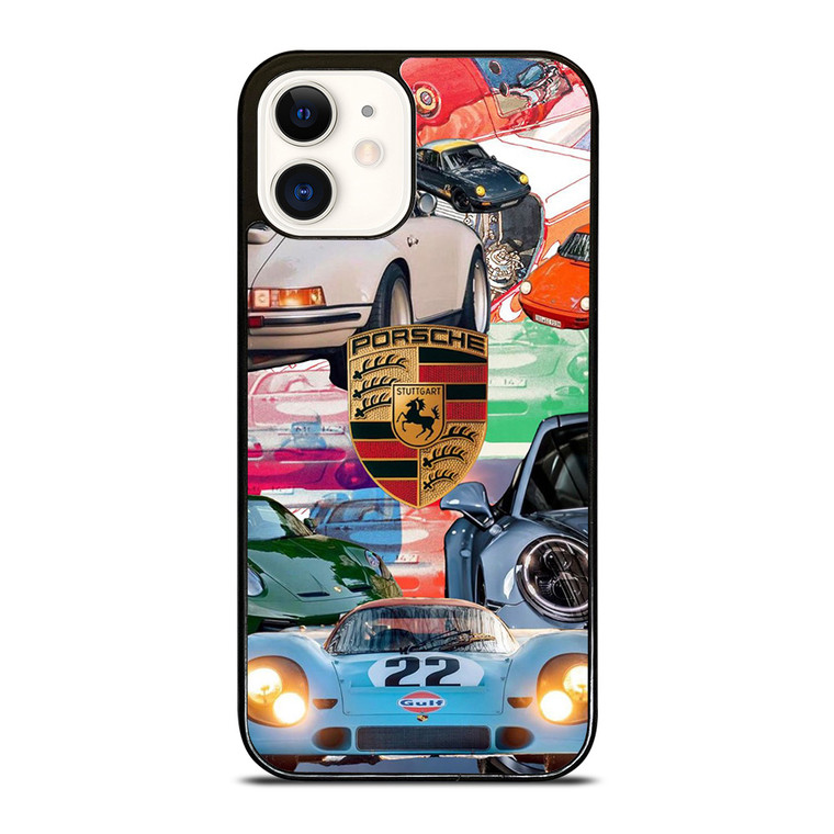 PORSCHE COLLAGE POSTER iPhone 12 Case Cover