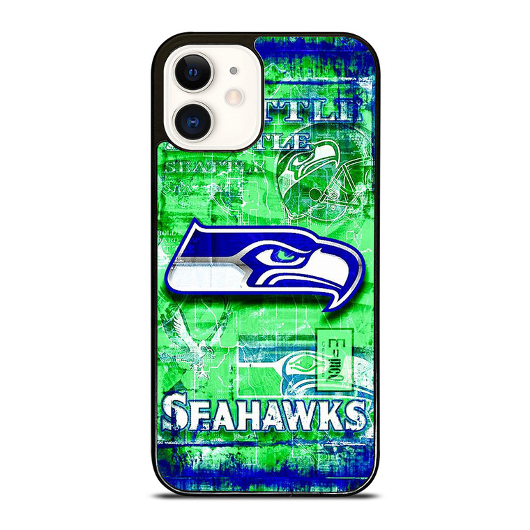 SEATTLE SEAHAWKS SKIN iPhone 12 Case Cover