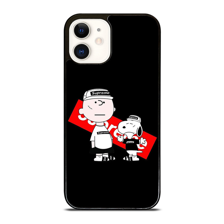 SNOOPY BROWN COOL SHIRT iPhone 12 Case Cover
