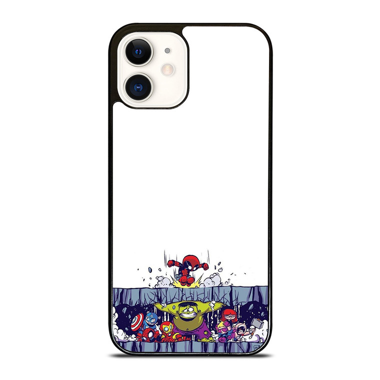 SPIDERMAN VS ALL MARVEL HEROES KAWAII iPhone 12 Case Cover