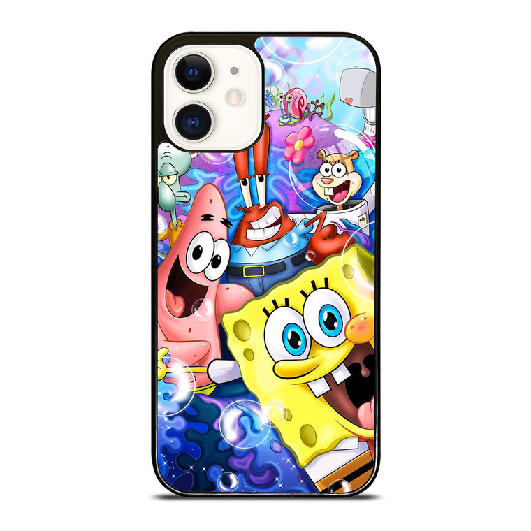 SPONGEBOB AND FRIEND BUBLE iPhone 12 Case Cover