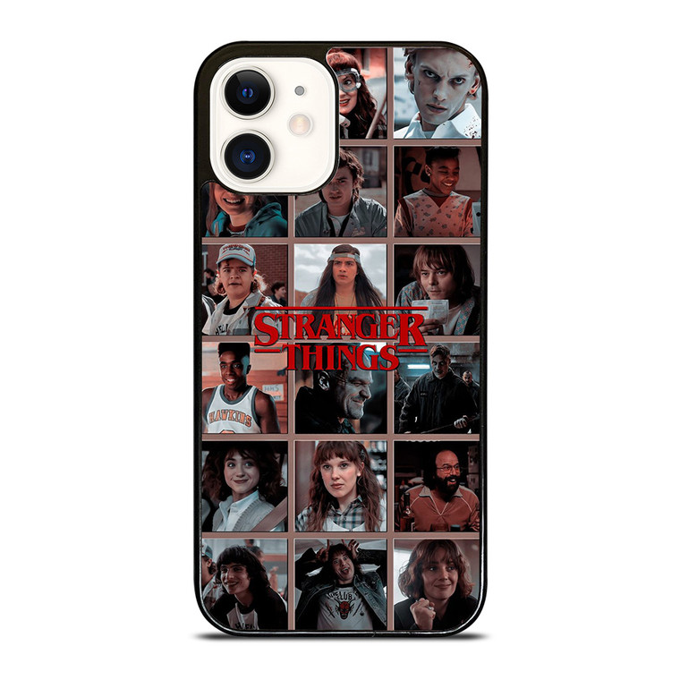 STRANGER THINGS ALL CHARACTER iPhone 12 Case Cover