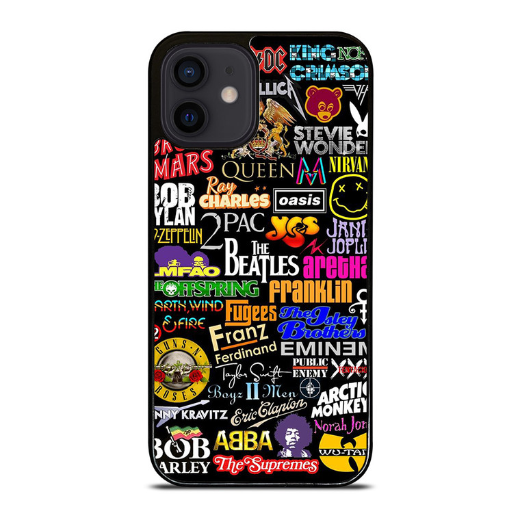 ROCK BAND COLLAGE iPhone 12 Mini Case Cover