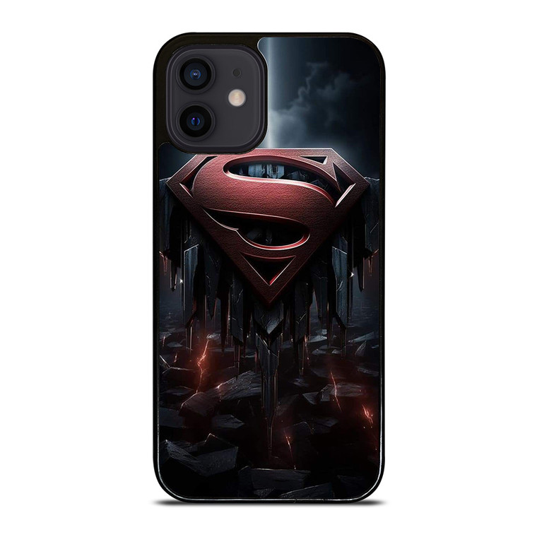 SUPERMAN DARK LOGO ICON iPhone 12 Mini Case Cover
