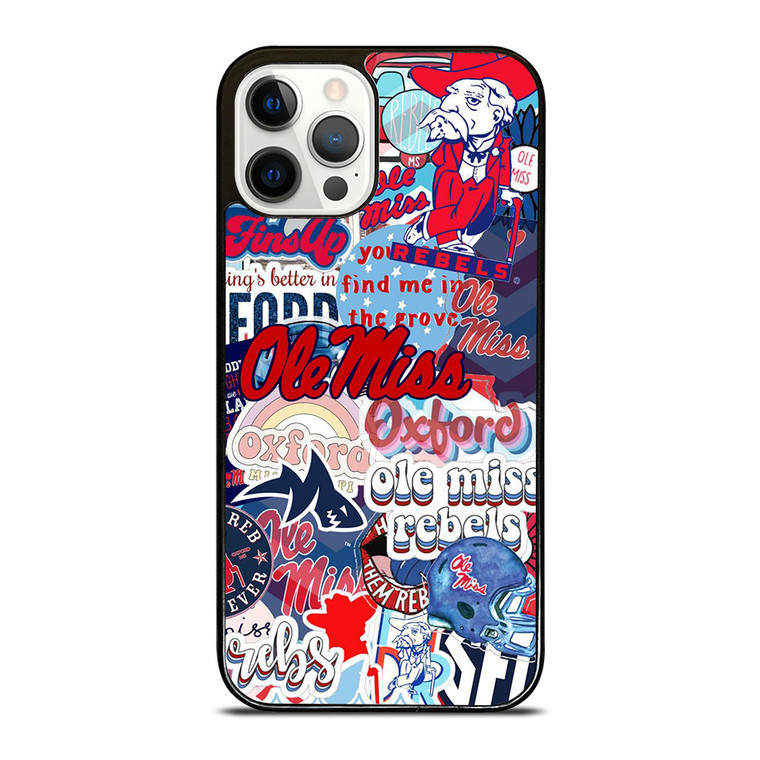 OLE MISS BASEBALL COLLAGE iPhone 12 Pro Case Cover