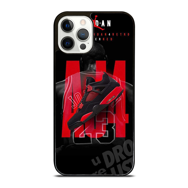 SHOES THUNDER RED JORDAN iPhone 12 Pro Case Cover