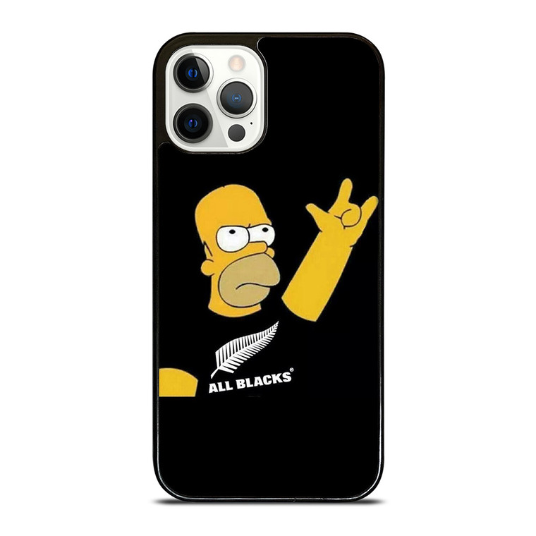 SIMPSON ALL BLACKS iPhone 12 Pro Case Cover