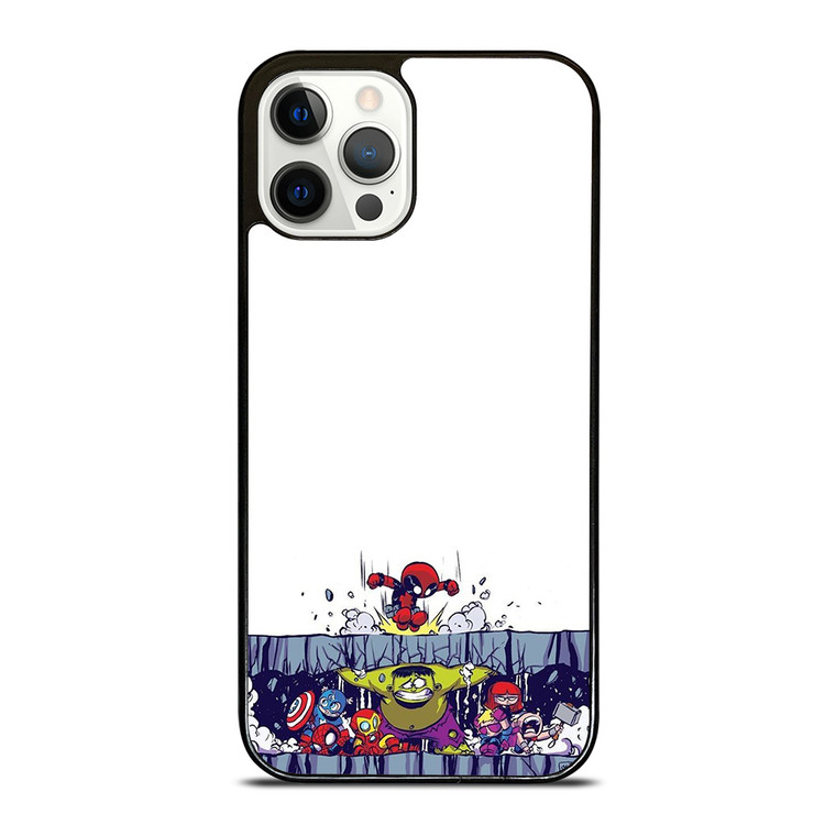 SPIDERMAN VS ALL MARVEL HEROES KAWAII iPhone 12 Pro Case Cover