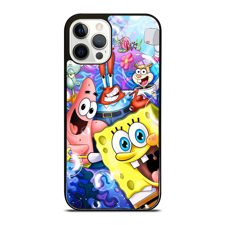 SPONGEBOB AND FRIEND BUBLE iPhone 12 Pro Case Cover
