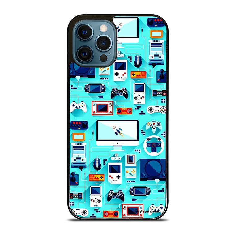 RETRO GAME FAMOUS CONSOL iPhone 12 Pro Max Case Cover