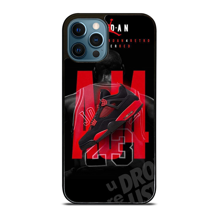 SHOES THUNDER RED JORDAN iPhone 12 Pro Max Case Cover