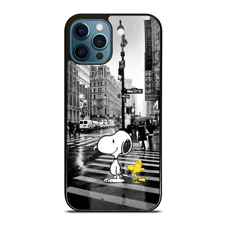 SNOOPY STREET RAIN iPhone 12 Pro Max Case Cover