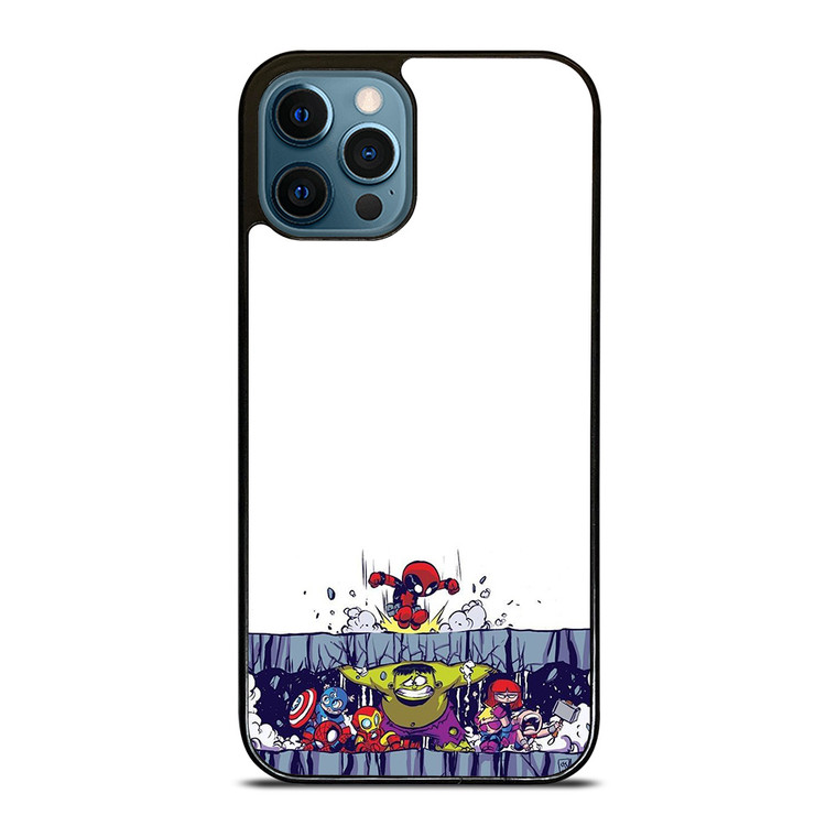 SPIDERMAN VS ALL MARVEL HEROES KAWAII iPhone 12 Pro Max Case Cover
