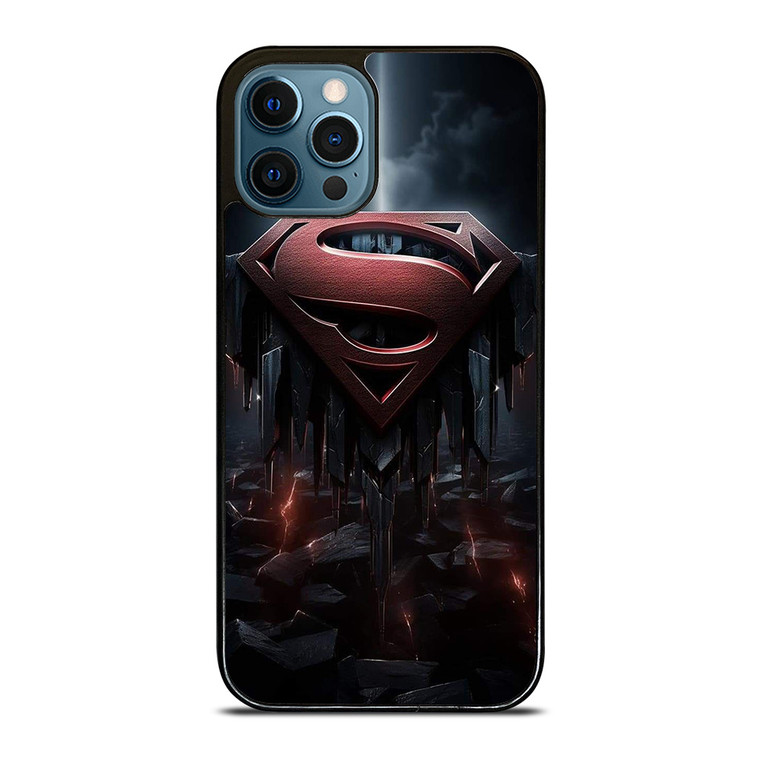 SUPERMAN DARK LOGO ICON iPhone 12 Pro Max Case Cover