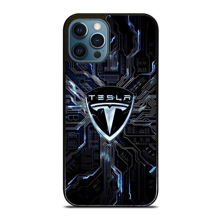 TESLA ELECTRIC iPhone 12 Pro Max Case Cover