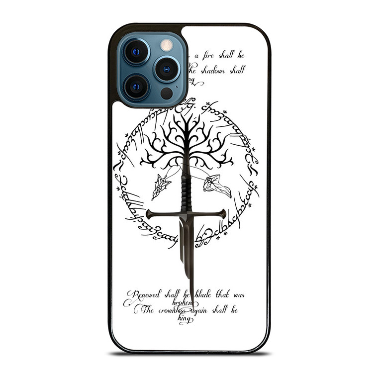 TREE LORD OF THE RING SWORD iPhone 12 Pro Max Case Cover