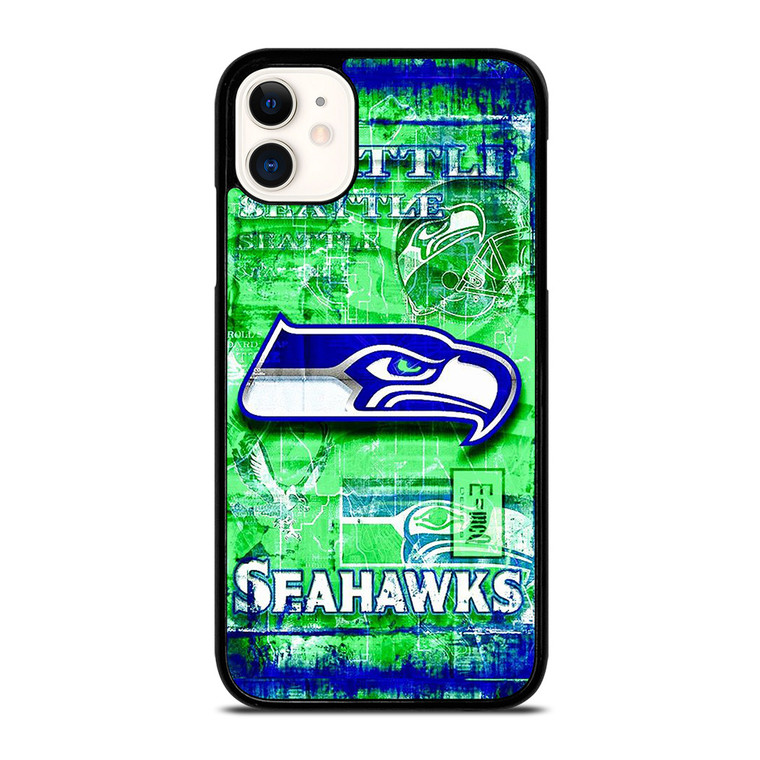SEATTLE SEAHAWKS SKIN iPhone 11 Case Cover
