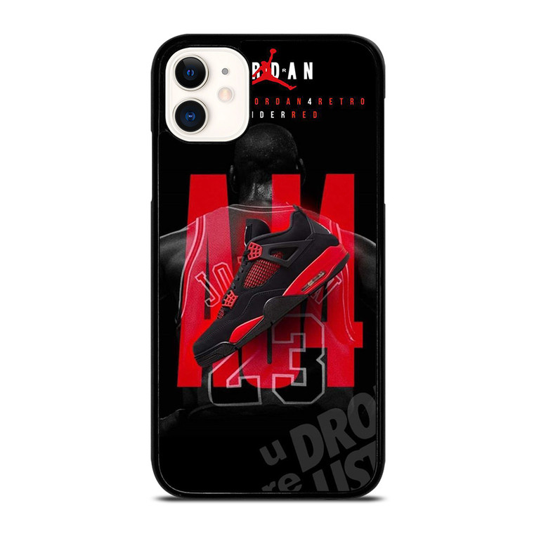 SHOES THUNDER RED JORDAN iPhone 11 Case Cover