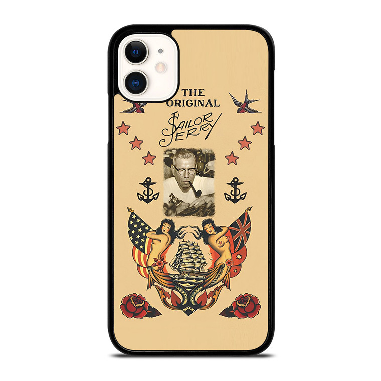 TATTOO SAILOR JERRY FACE iPhone 11 Case Cover