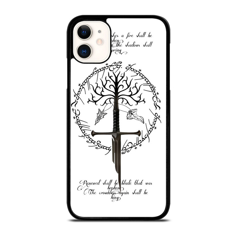 TREE LORD OF THE RING SWORD iPhone 11 Case Cover