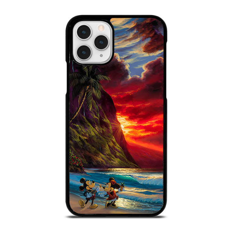 TROPICAL BEAUTIFUL MICKEY MINNIE iPhone 11 Pro Case Cover