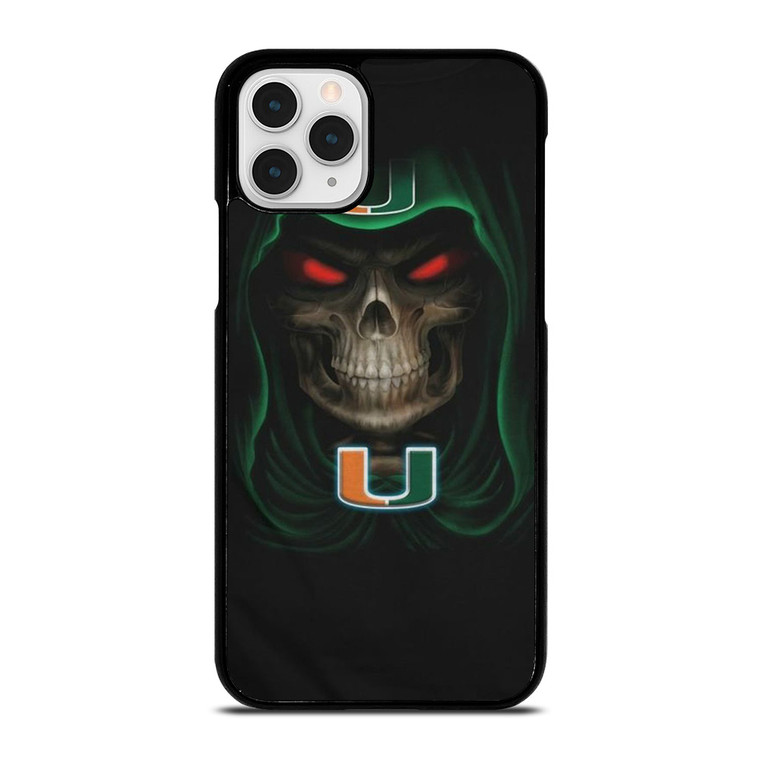 UM MIAMI HURRICANES SKULL iPhone 11 Pro Case Cover