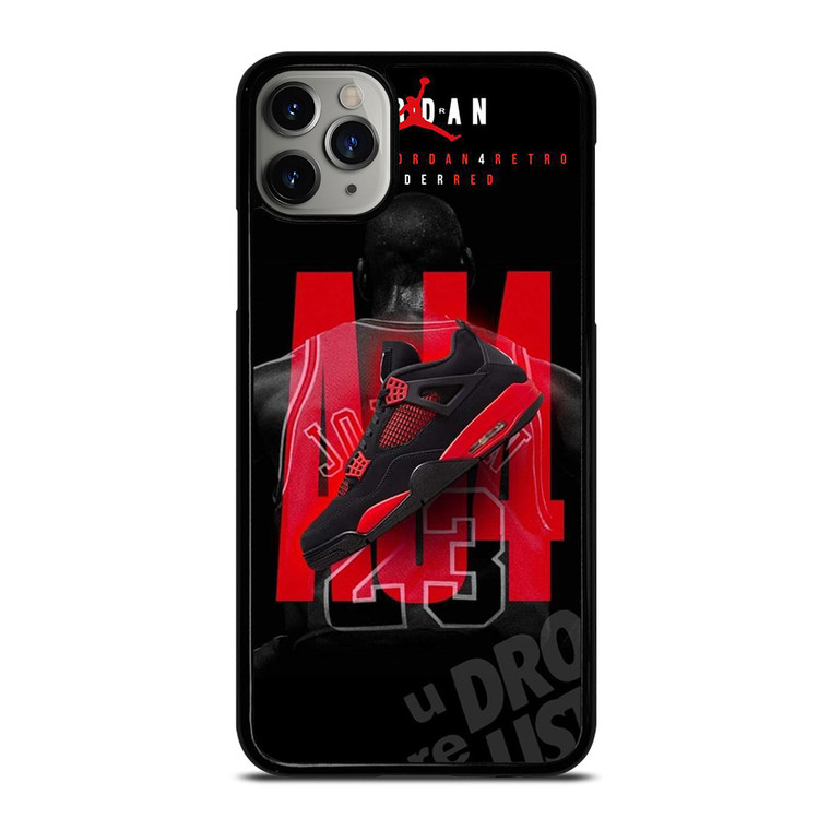 SHOES THUNDER RED JORDAN iPhone 11 Pro Max Case Cover