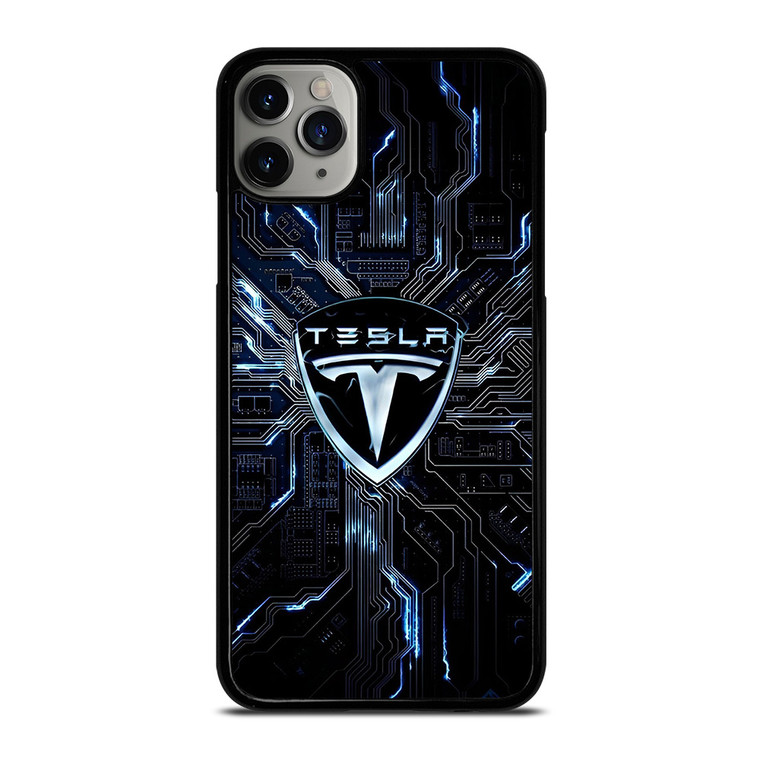 TESLA ELECTRIC iPhone 11 Pro Max Case Cover