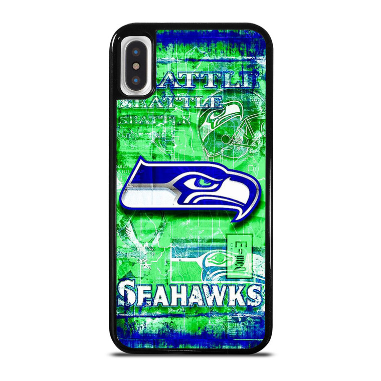 SEATTLE SEAHAWKS SKIN iPhone X / XS Case Cover