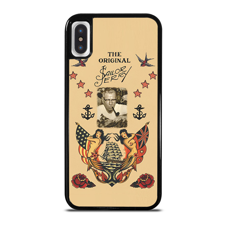 TATTOO SAILOR JERRY FACE iPhone X / XS Case Cover