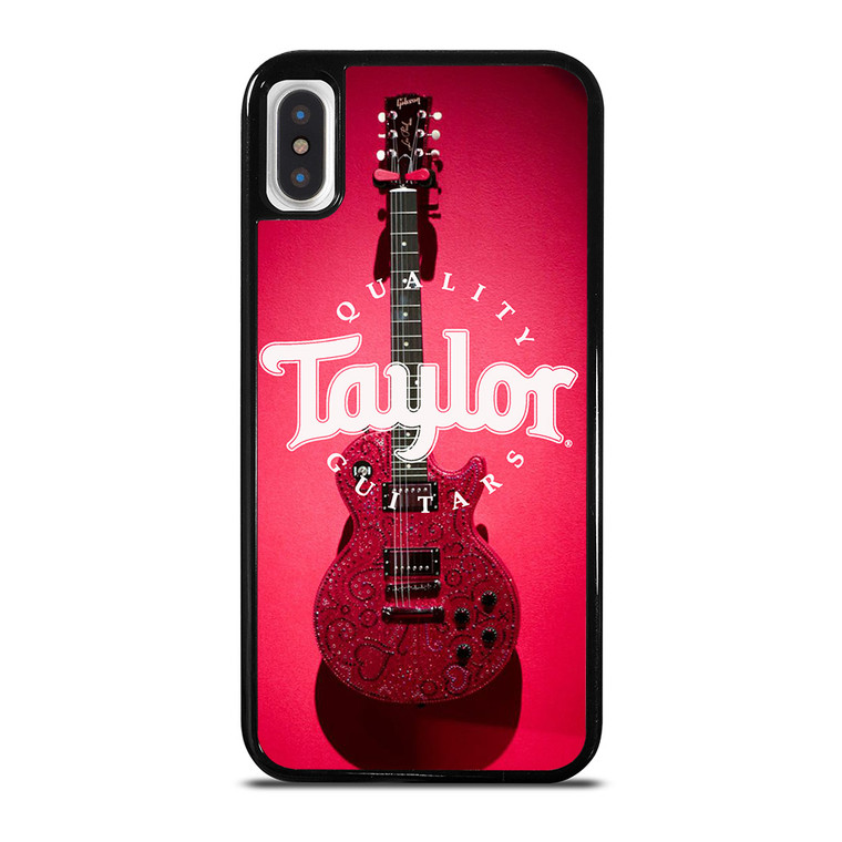 TAYLOR QUALITY GUITARS RED iPhone X / XS Case Cover