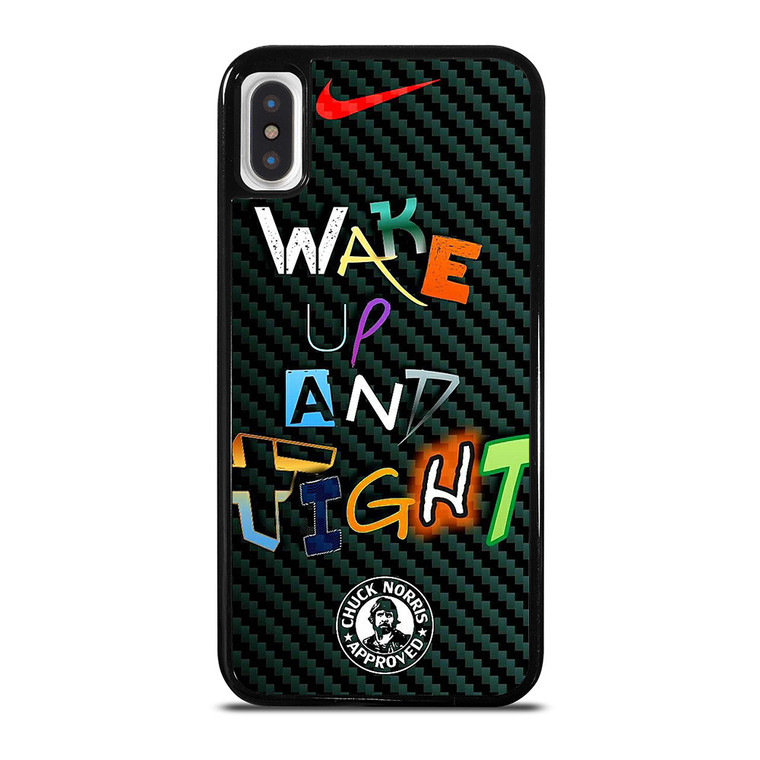 WAKE UP AND TIGHT NIKE iPhone X / XS Case Cover