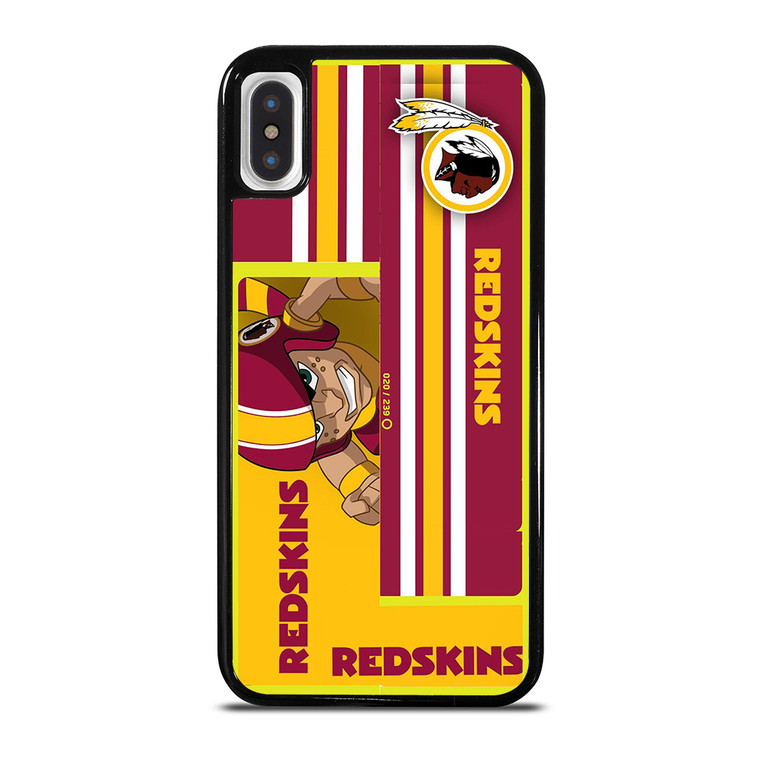 WASHINGTON REDSKINS YELLOW RED MLS iPhone X / XS Case Cover