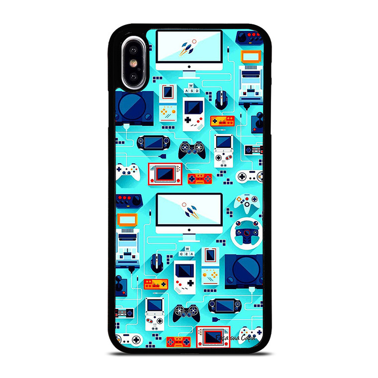 RETRO GAME FAMOUS CONSOL iPhone XS Max Case Cover