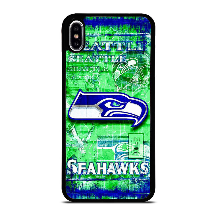 SEATTLE SEAHAWKS SKIN iPhone XS Max Case Cover