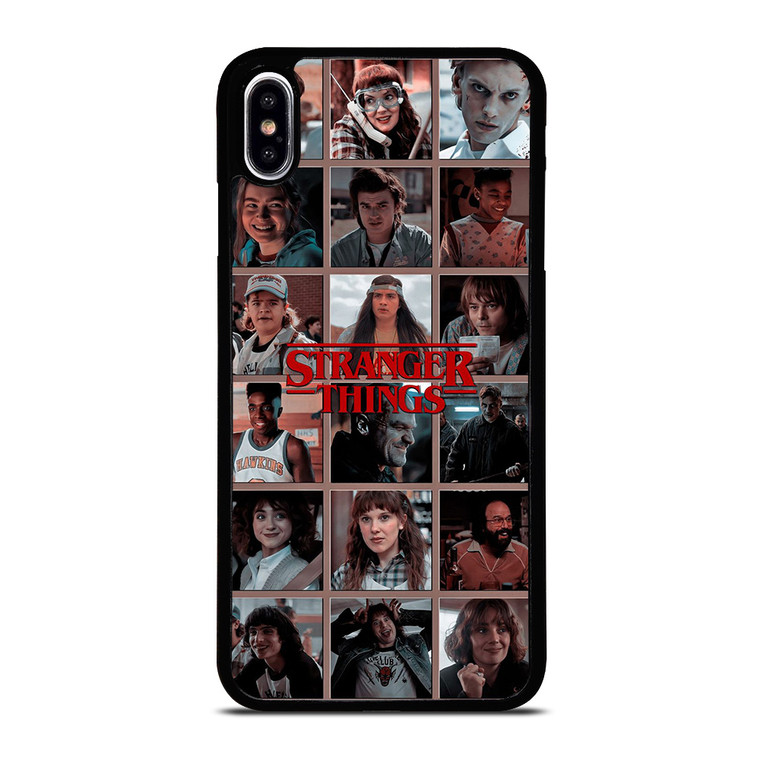 STRANGER THINGS ALL CHARACTER iPhone XS Max Case Cover