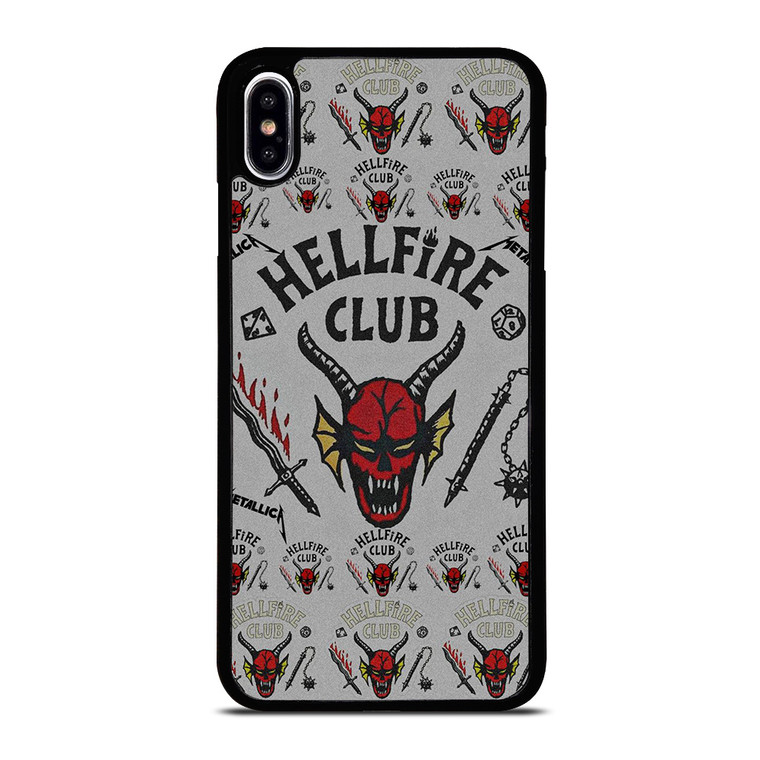STRANGER THINGS HELLFIRE MASK iPhone XS Max Case Cover