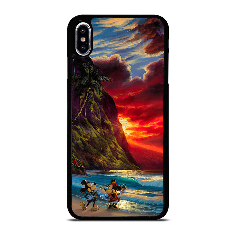 TROPICAL BEAUTIFUL MICKEY MINNIE iPhone XS Max Case Cover