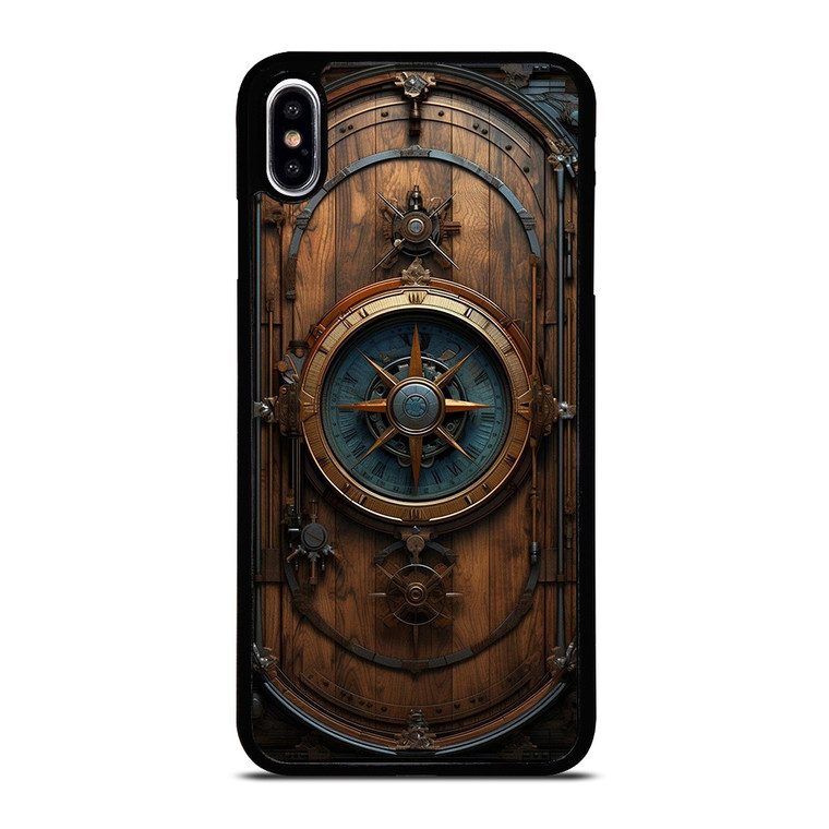 VINTAGE MAP COMPASS iPhone XS Max Case Cover