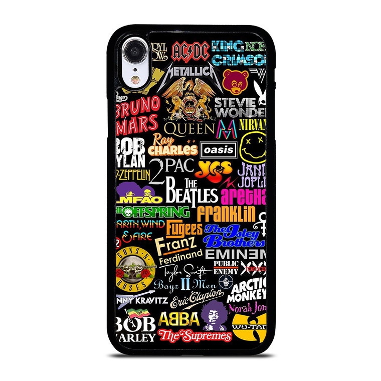 ROCK BAND COLLAGE iPhone XR Case Cover